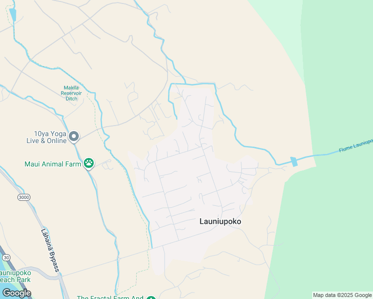 map of restaurants, bars, coffee shops, grocery stores, and more near 64 Paia Pohaku Street in Lahaina