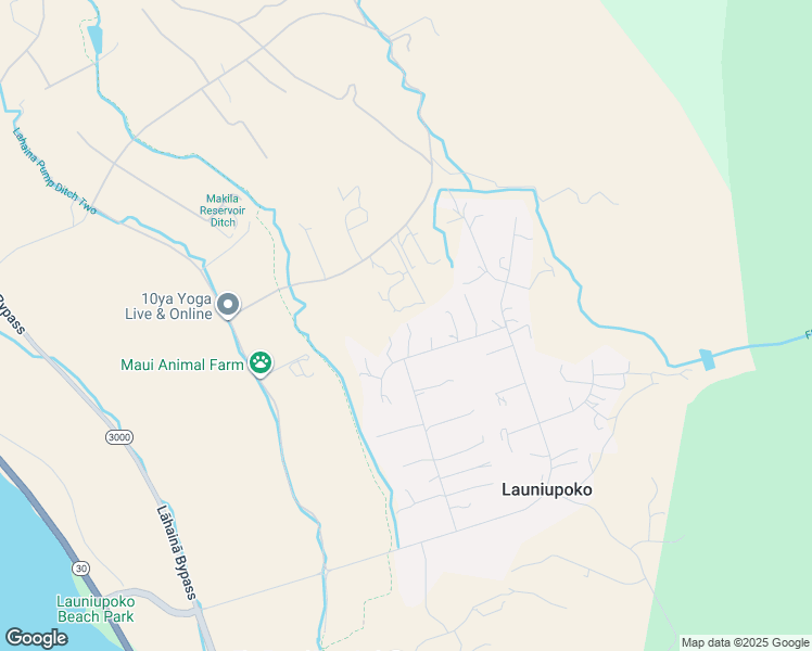 map of restaurants, bars, coffee shops, grocery stores, and more near 240 Punakea Loop in Lahaina