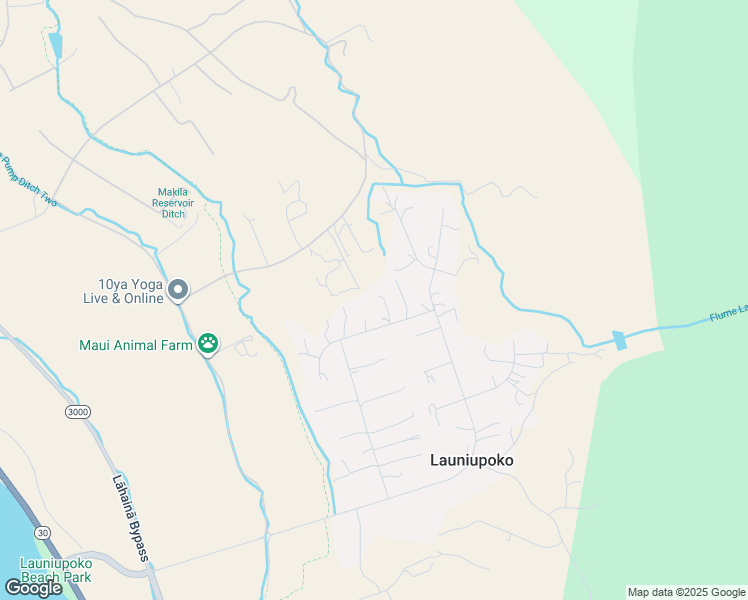 map of restaurants, bars, coffee shops, grocery stores, and more near 70 Paia Pohaku Street in Lahaina