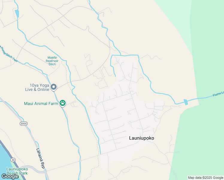 map of restaurants, bars, coffee shops, grocery stores, and more near 70 Paia Pohaku Street in Lahaina