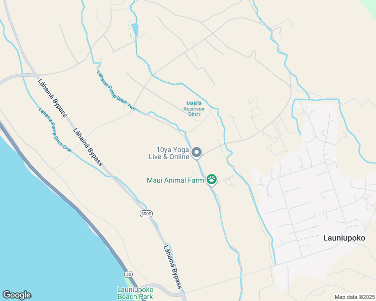 map of restaurants, bars, coffee shops, grocery stores, and more near 0 Haniu Street in Lahaina