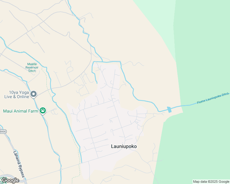 map of restaurants, bars, coffee shops, grocery stores, and more near 16 Kumu Niu Place in Lahaina