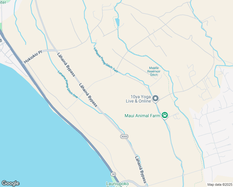 map of restaurants, bars, coffee shops, grocery stores, and more near 487 Haniu Street in Lahaina