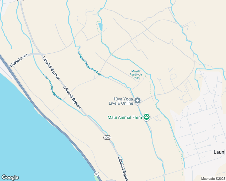map of restaurants, bars, coffee shops, grocery stores, and more near 487 Haniu Street in Lahaina