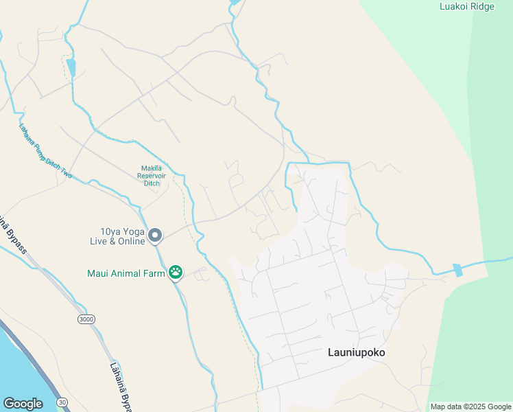 map of restaurants, bars, coffee shops, grocery stores, and more near 240 Punakea Loop in Lahaina