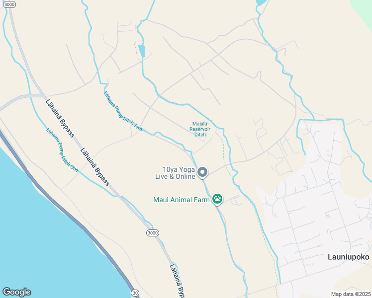 map of restaurants, bars, coffee shops, grocery stores, and more near 480 Haniu Street in Lahaina