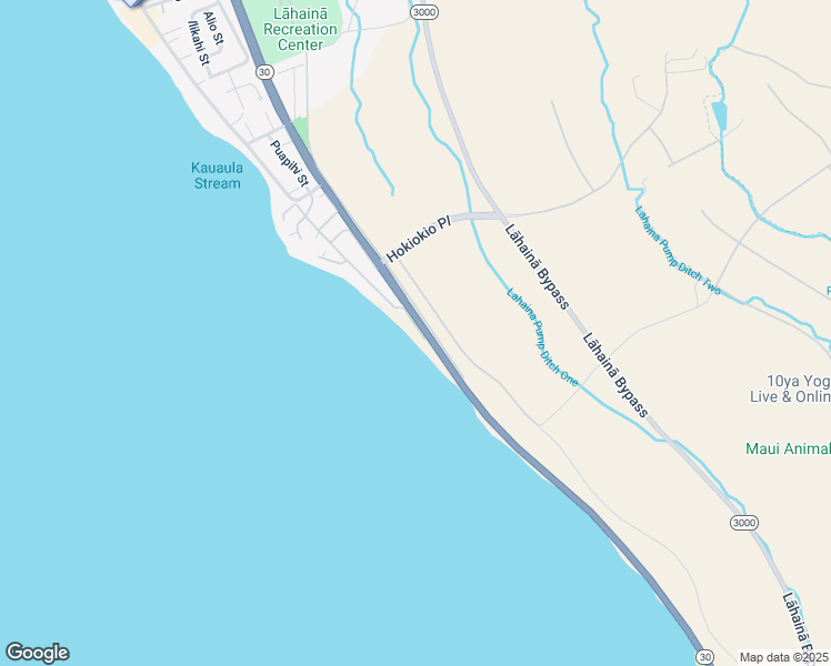 map of restaurants, bars, coffee shops, grocery stores, and more near 240 Pualei Drive in Lahaina