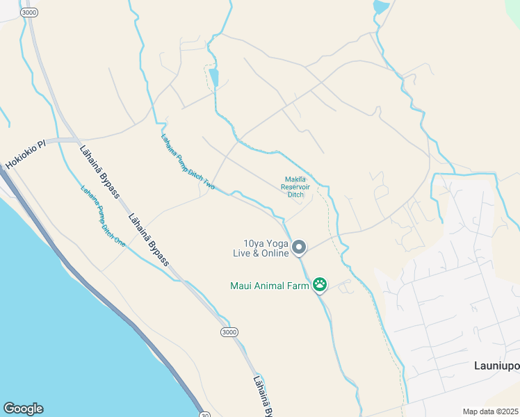 map of restaurants, bars, coffee shops, grocery stores, and more near 480 Haniu Street in Lahaina