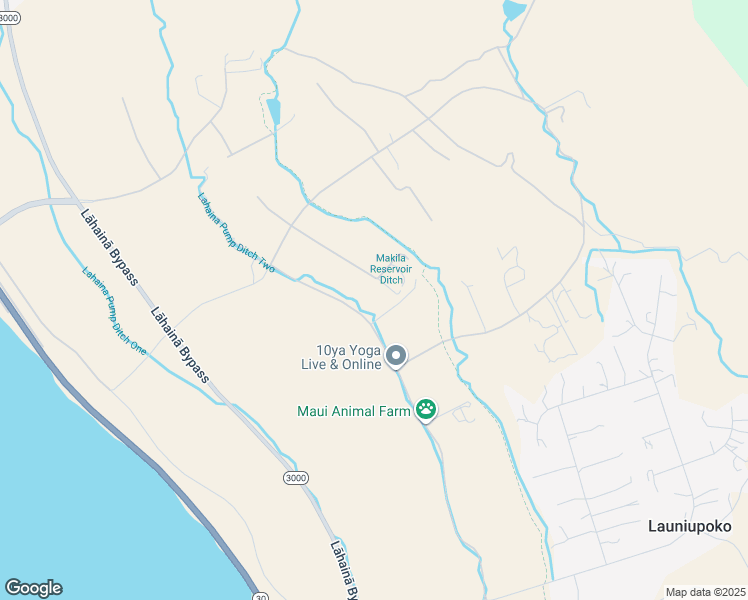 map of restaurants, bars, coffee shops, grocery stores, and more near 480 Haniu Street in Lahaina