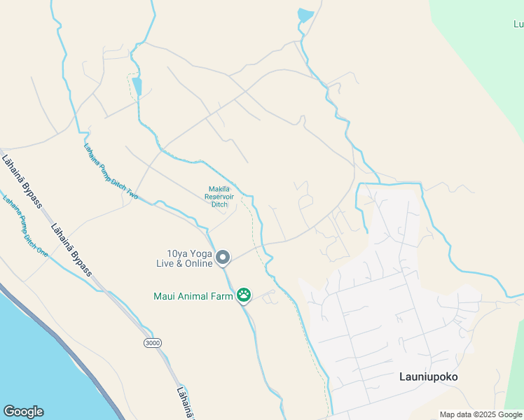 map of restaurants, bars, coffee shops, grocery stores, and more near 117 Punakea Loop in Lahaina