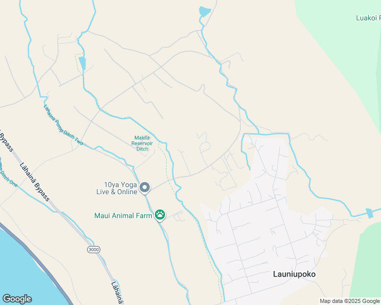 map of restaurants, bars, coffee shops, grocery stores, and more near 123 Punakea Loop in Lahaina