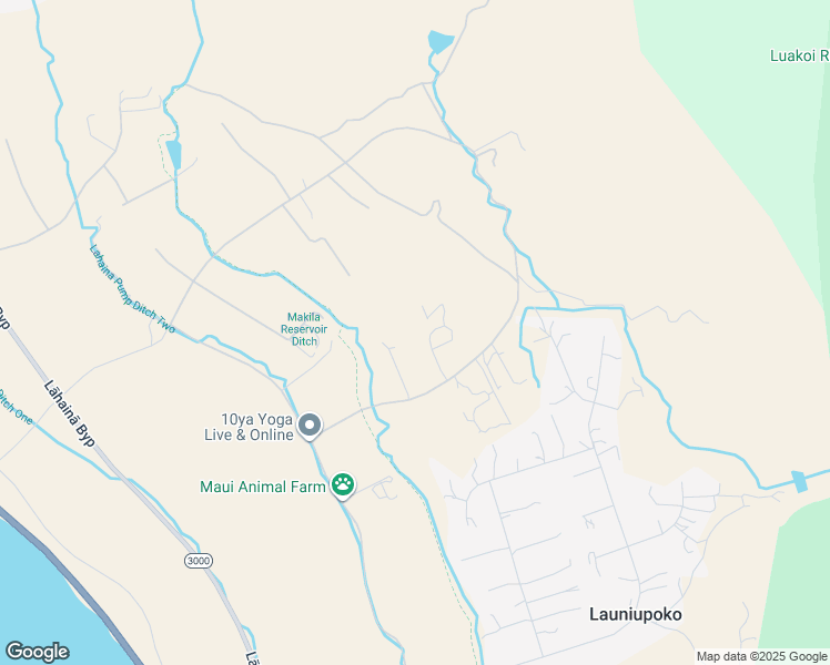 map of restaurants, bars, coffee shops, grocery stores, and more near 123 Punakea Loop in Lahaina