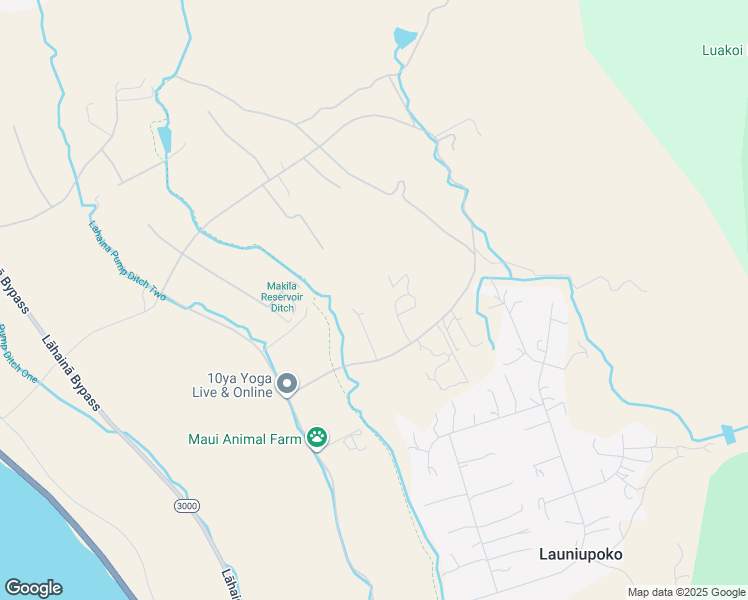 map of restaurants, bars, coffee shops, grocery stores, and more near 123 Punakea Loop in Lahaina