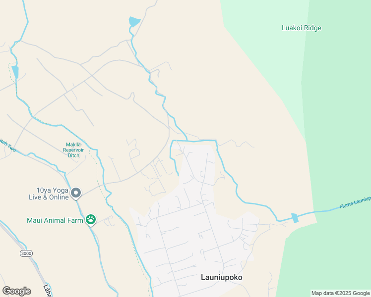map of restaurants, bars, coffee shops, grocery stores, and more near 125 Kumu Niu Place in Lahaina