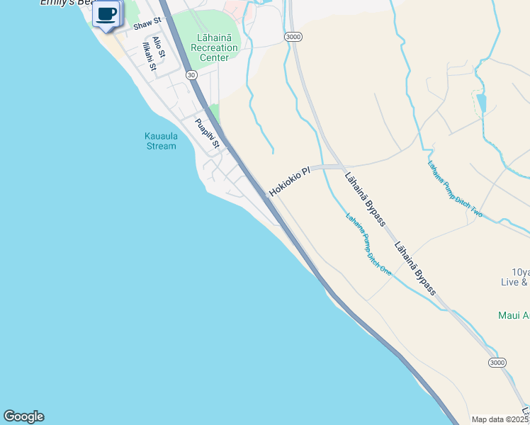map of restaurants, bars, coffee shops, grocery stores, and more near 167 Pualei Drive in Lahaina