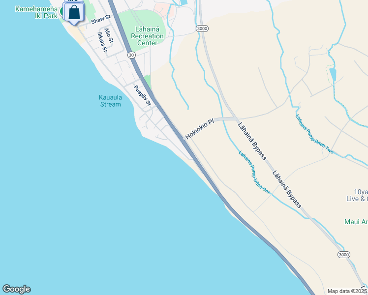 map of restaurants, bars, coffee shops, grocery stores, and more near 161 Pualei Drive in Lahaina