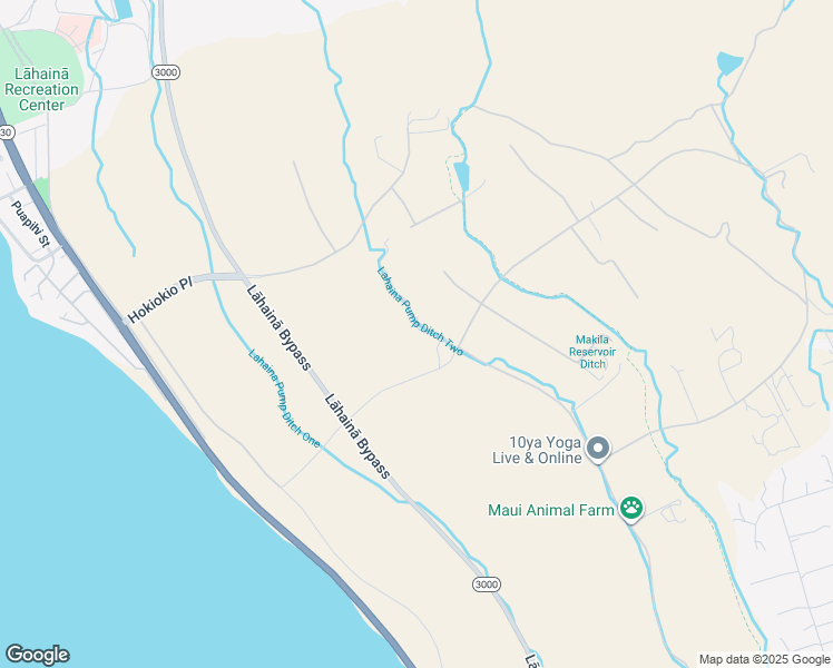 map of restaurants, bars, coffee shops, grocery stores, and more near 0 Haniu Street in Lahaina