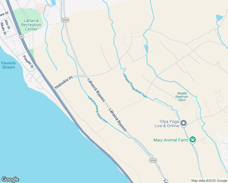 map of restaurants, bars, coffee shops, grocery stores, and more near 1015 Haniu Street in Lahaina
