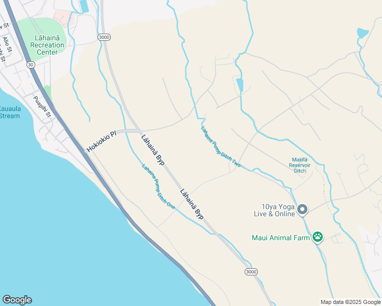 map of restaurants, bars, coffee shops, grocery stores, and more near 1001 Haniu Street in Lahaina