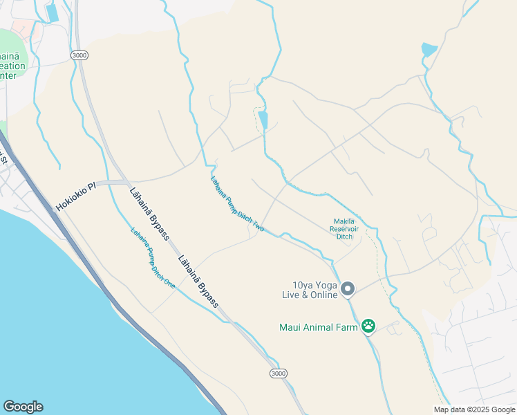 map of restaurants, bars, coffee shops, grocery stores, and more near 35 North Lauhoe Place in Lahaina