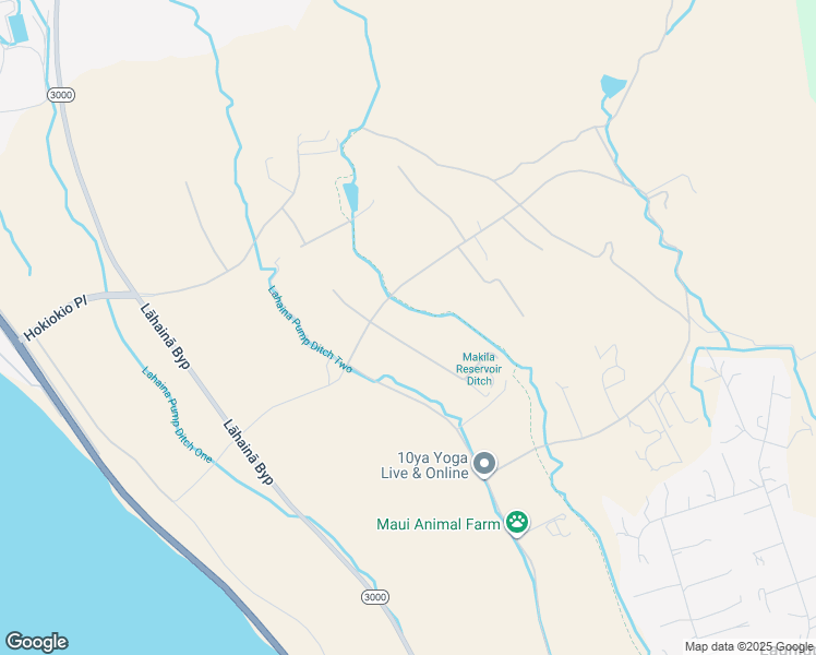 map of restaurants, bars, coffee shops, grocery stores, and more near 1133 Punakea Loop in Lahaina