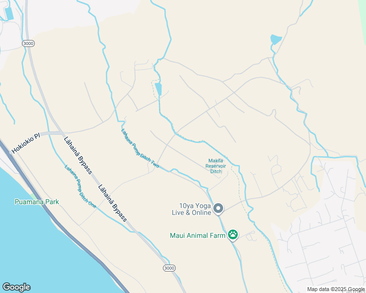 map of restaurants, bars, coffee shops, grocery stores, and more near 1133 Punakea Loop in Lahaina