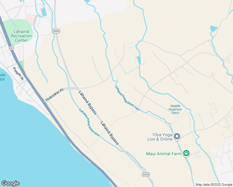 map of restaurants, bars, coffee shops, grocery stores, and more near 1015 Haniu Street in Lahaina