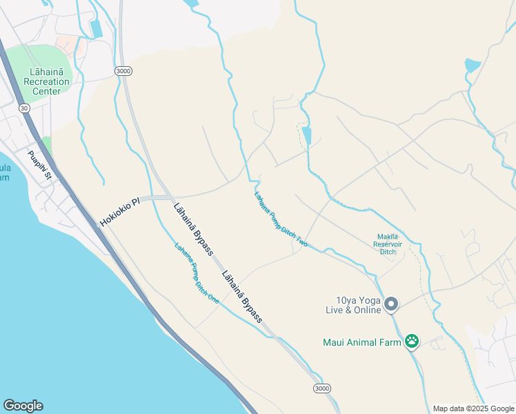 map of restaurants, bars, coffee shops, grocery stores, and more near 1015 Haniu Street in Lahaina