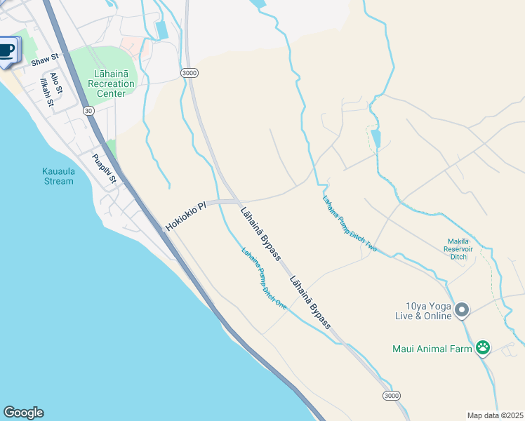 map of restaurants, bars, coffee shops, grocery stores, and more near 200 Hokiokio Place in Lahaina