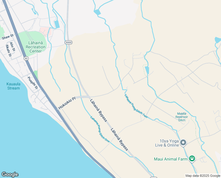map of restaurants, bars, coffee shops, grocery stores, and more near 0 Mele Komo Place in Lahaina