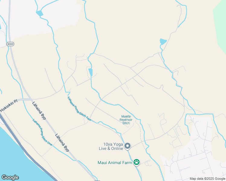 map of restaurants, bars, coffee shops, grocery stores, and more near 550 Punakea Loop in Lahaina