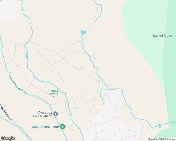 map of restaurants, bars, coffee shops, grocery stores, and more near 427 Punakea Loop in Lahaina