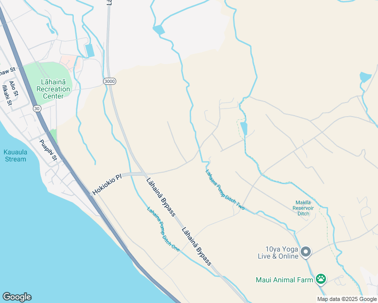 map of restaurants, bars, coffee shops, grocery stores, and more near 325 Hokiokio Place in Lahaina