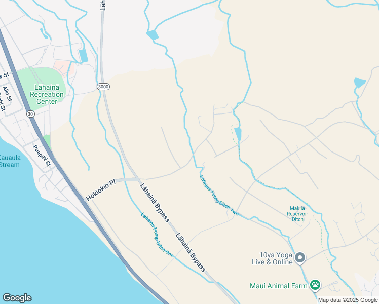 map of restaurants, bars, coffee shops, grocery stores, and more near 325 Hokiokio Place in Lahaina