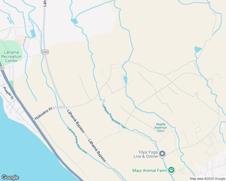 map of restaurants, bars, coffee shops, grocery stores, and more near 0 Wili Okai Way in Lahaina