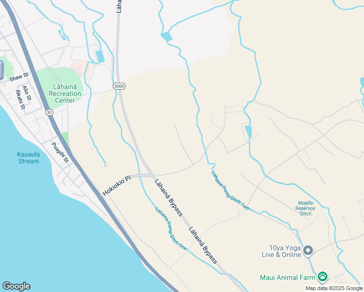 map of restaurants, bars, coffee shops, grocery stores, and more near 147 Mele Komo Place in Lahaina