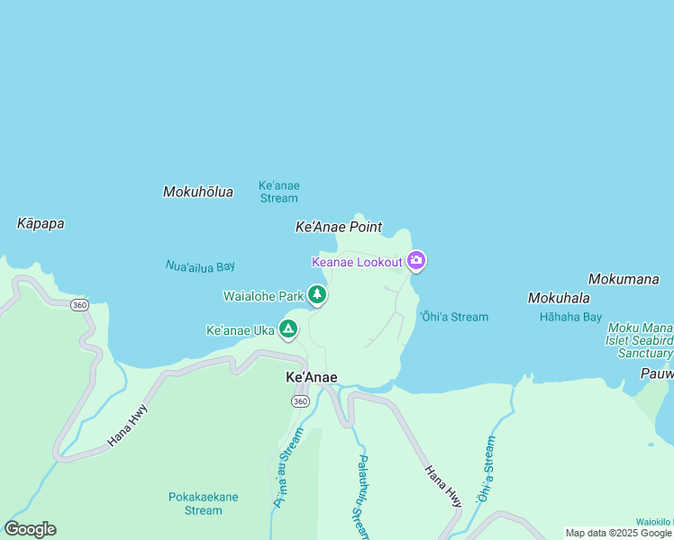 map of restaurants, bars, coffee shops, grocery stores, and more near 210 Keanae Road in Maui County