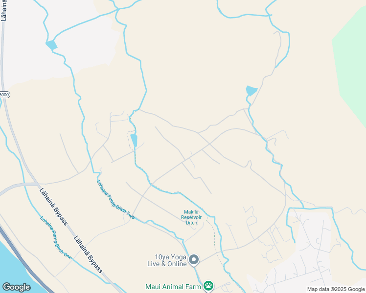 map of restaurants, bars, coffee shops, grocery stores, and more near 936 Punakea Loop in Lahaina