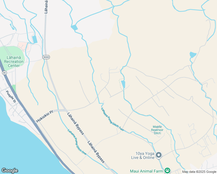 map of restaurants, bars, coffee shops, grocery stores, and more near 4611-5 Hokiokio Place in Lahaina