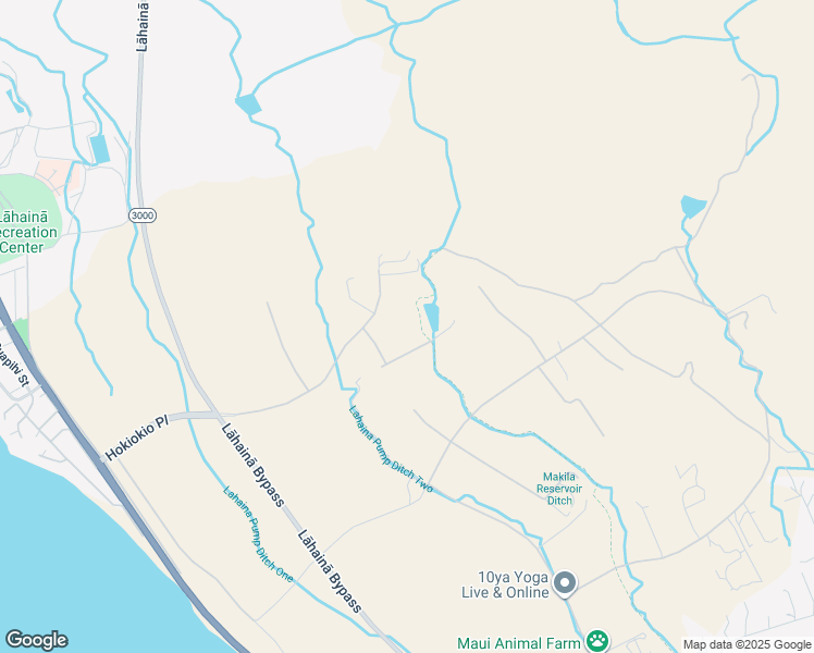 map of restaurants, bars, coffee shops, grocery stores, and more near 29 Wili Okai Way in Lahaina