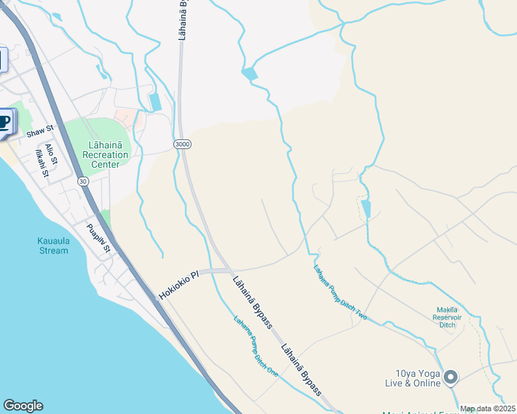 map of restaurants, bars, coffee shops, grocery stores, and more near 13 Mele Komo Place in Lahaina