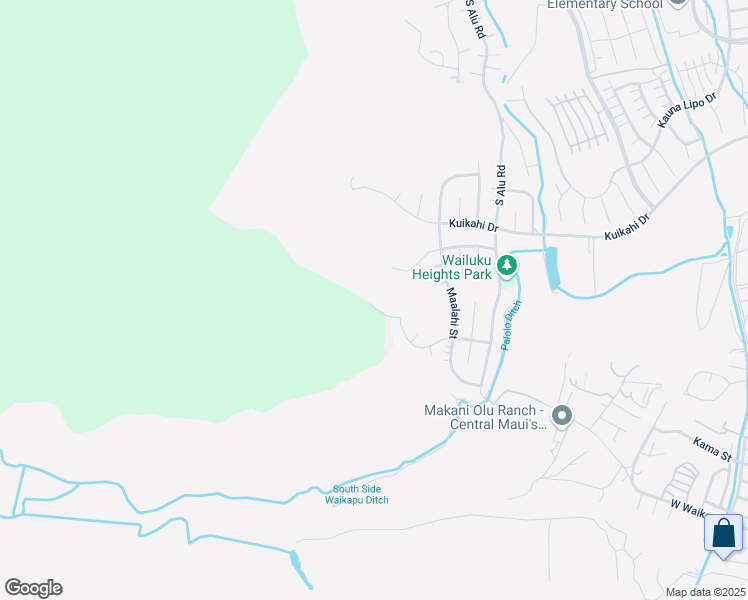 map of restaurants, bars, coffee shops, grocery stores, and more near 588 Kulaiwi Drive in Wailuku