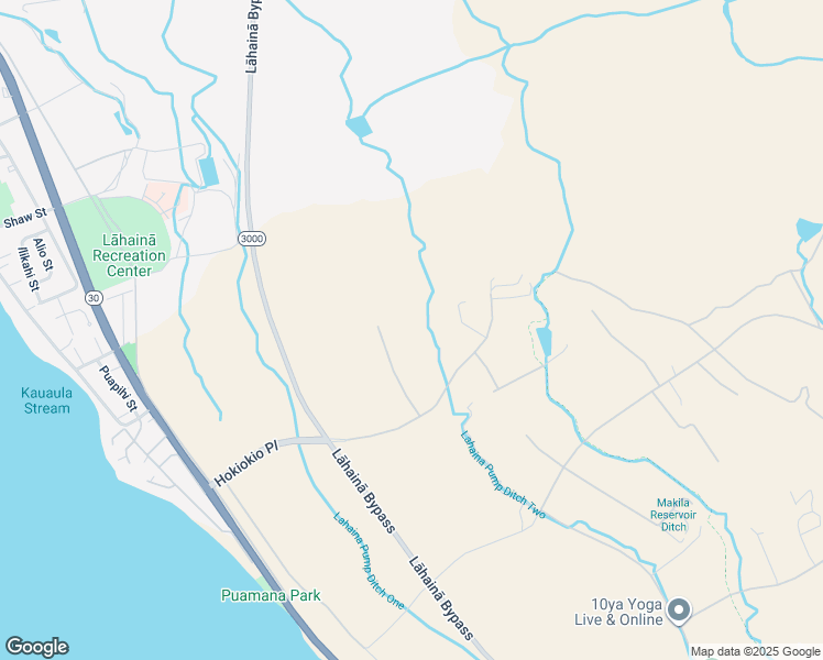 map of restaurants, bars, coffee shops, grocery stores, and more near 132 Mele Komo Place in Lahaina