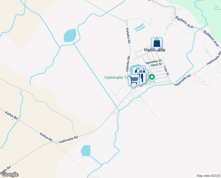 map of restaurants, bars, coffee shops, grocery stores, and more near 185 Na Mahoe Street in Haliimaile