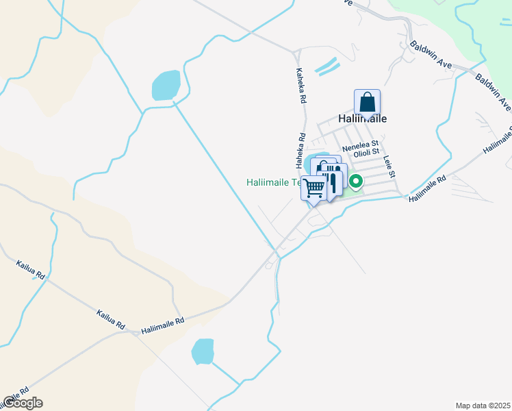 map of restaurants, bars, coffee shops, grocery stores, and more near 185 Na Mahoe Street in Haliimaile