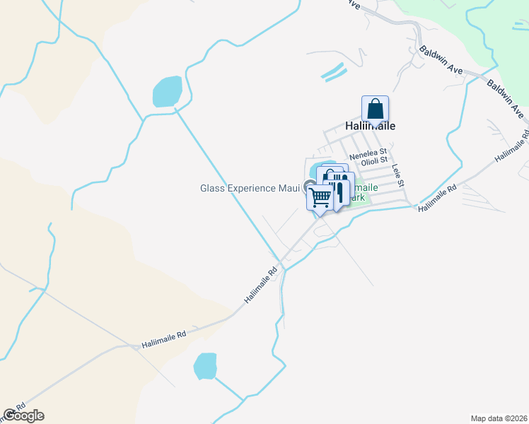 map of restaurants, bars, coffee shops, grocery stores, and more near 161 Na Mahoe Street in Makawao