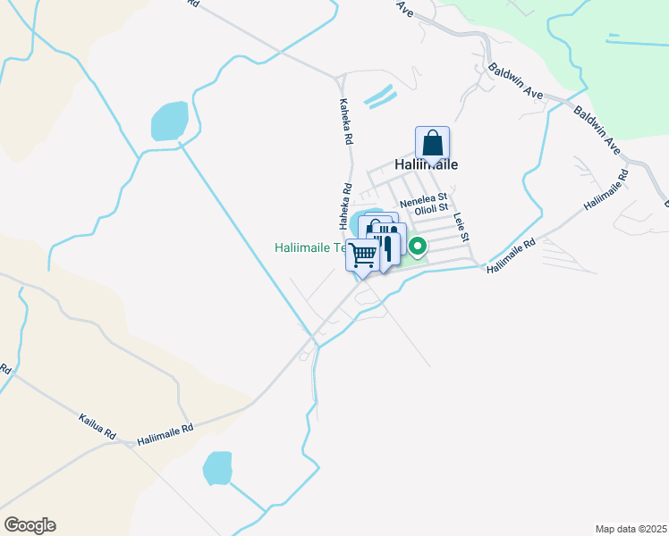 map of restaurants, bars, coffee shops, grocery stores, and more near 23 Poloula St in Makawao