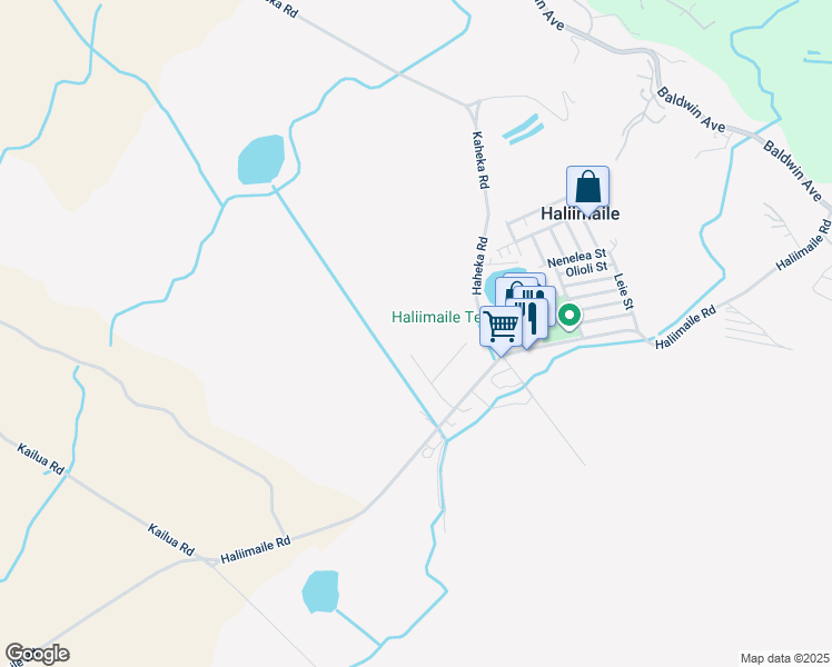 map of restaurants, bars, coffee shops, grocery stores, and more near in Haliimaile