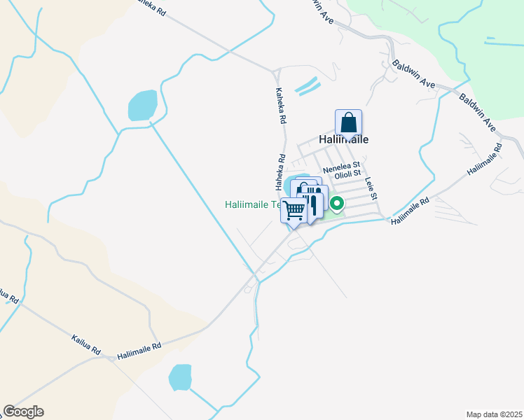 map of restaurants, bars, coffee shops, grocery stores, and more near 875 Haliimaile Road in Makawao