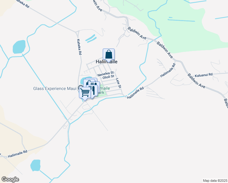 map of restaurants, bars, coffee shops, grocery stores, and more near 125 Akaaka Street in Makawao